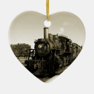Historic Railroad Ceramic Ornament