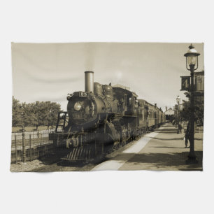 Historic Railroad Kitchen Towel