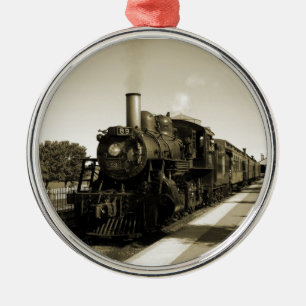 Historic Railroad Metal Ornament