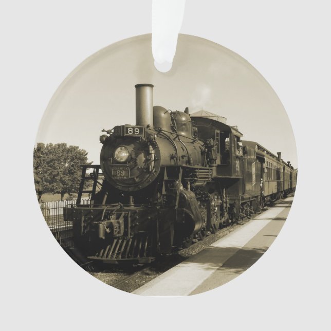 Historic Railroad Ornament (Front)