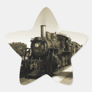 Historic Railroad Star Sticker