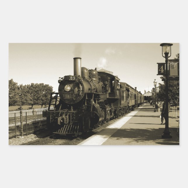 Historic Railroad Sticker (Front)