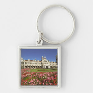 Historic Railway Station, Dunedin, New Zealand Keychain