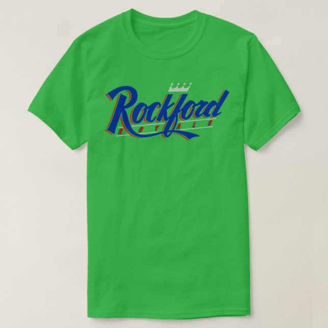 Historic Rockford Royals Baseball TShirt (Design Front)