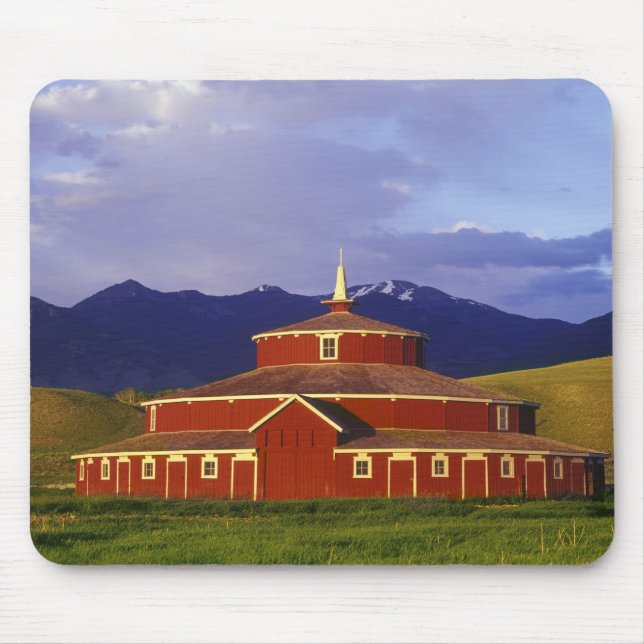Historic Round Barn at Twin Bridges Montana Mouse Pad (Front)