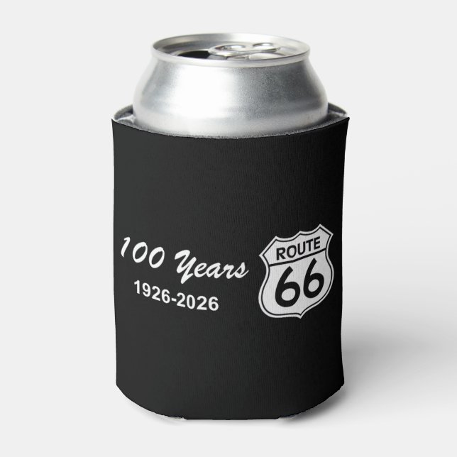 Historic Route 66 Centennial Can Cooler (Can Front)