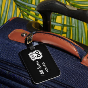 Historic Route 66 Centennial Luggage Tag