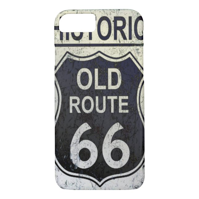 Historic Route 66 Iphone Barely There Case (Back)