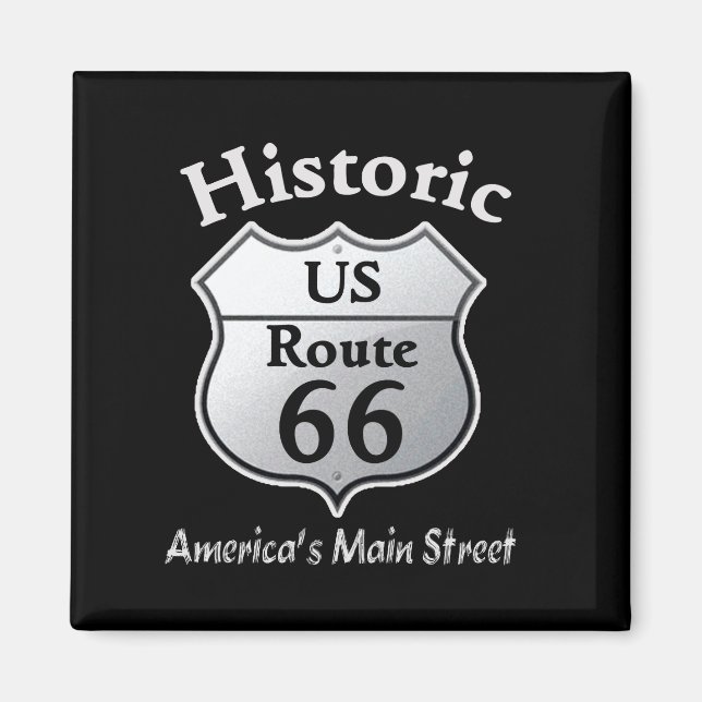 Historic Route 66 magnets (Front)