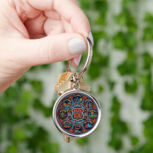 Historic Route 66 Mother Road Travel Keepsake Keychain