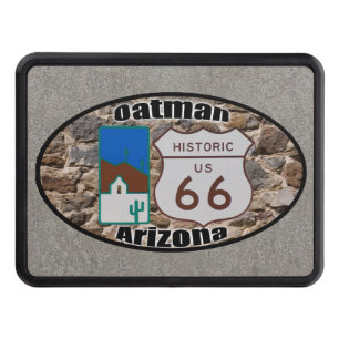 Historic Route 66 ~ Oatman, Arizona Trailer Hitch Cover