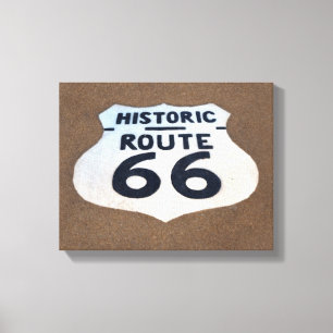 Historic Route 66 Pavement Sign