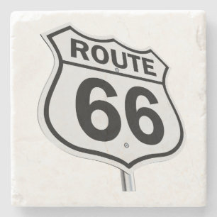 Historic Route 66 Stone Coaster