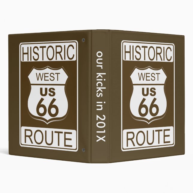 Historic Route 66, West binders (Background)