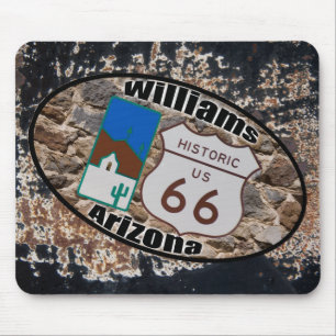 Historic Route 66 ~ Williams, Arizona Mouse Pad