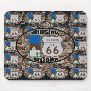 Historic Route 66 - Winslow, Arizona Mouse Pad
