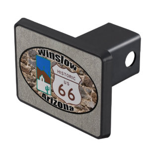 Historic Route 66 ~ Winslow, Arizona Trailer Hitch Cover