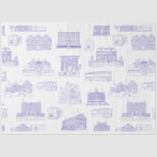 Historic Salem MA Pattern Tissue Paper