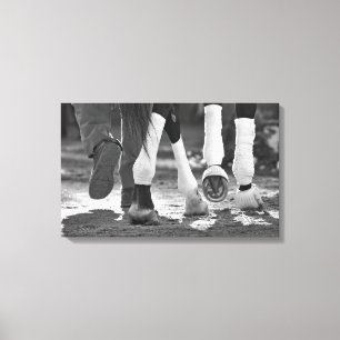 Historic Saratoga Race Course-Step Nicely Canvas Print