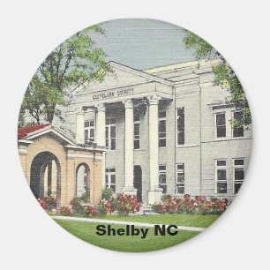Historic Shelby NC Magnet