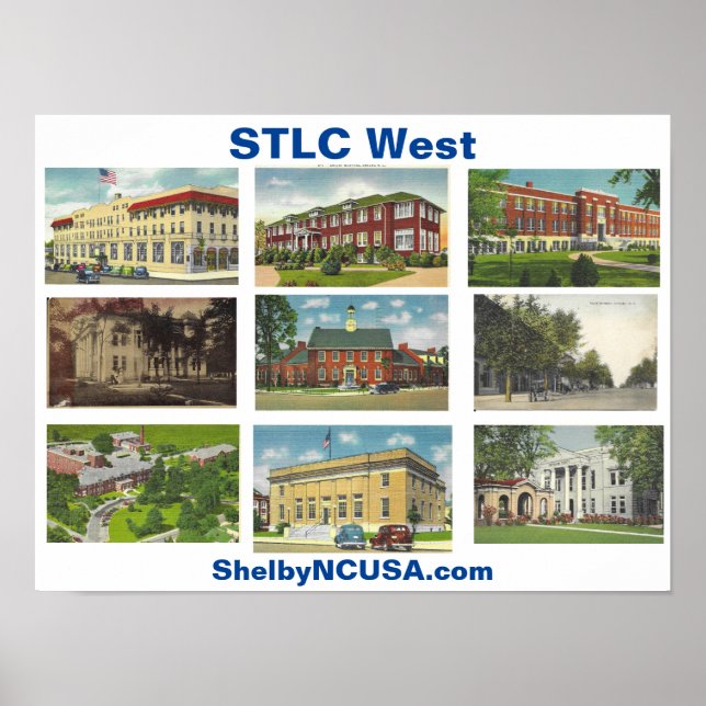 Historic Shelby NC Poster (Front)