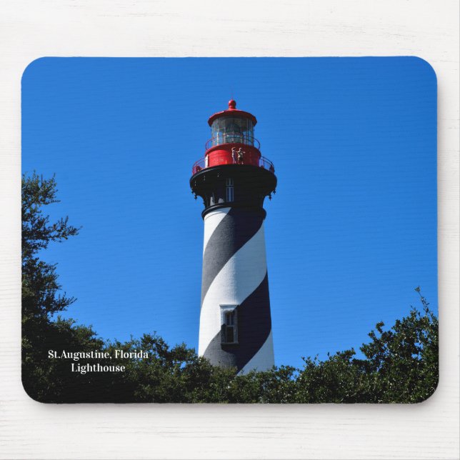 Historic St. Augustine, Florida LIghthouse Mouse Pad (Front)