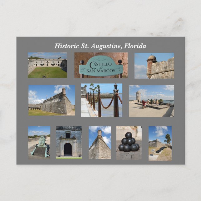 Historic St. Augustine, Florida Postcard (Front)
