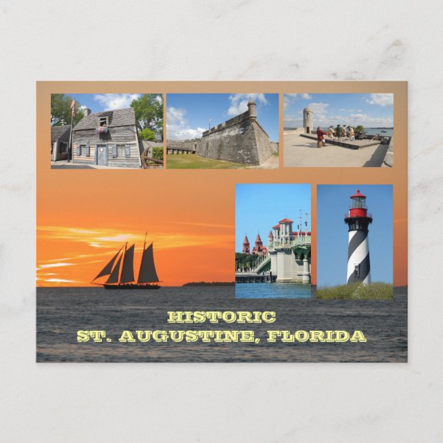 Historic St. Augustine, Florida Postcard (Front)