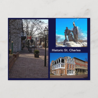 Historic St. Charles Postcard