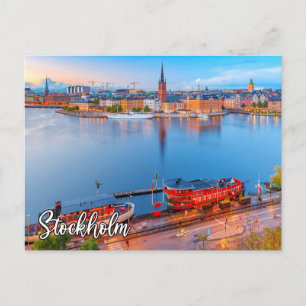 Historic Stockholm, Sweden Postcard