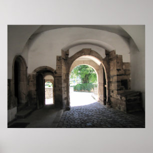 Historic Stone Gateway Poster