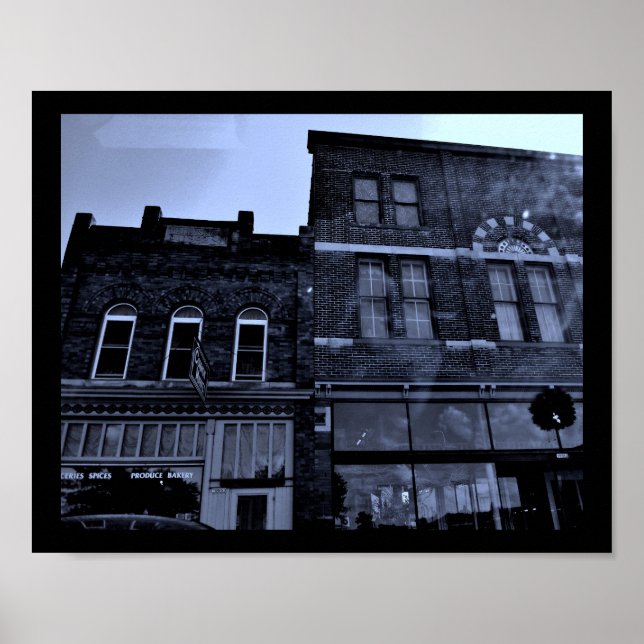 Historic Storefronts Poster (Front)