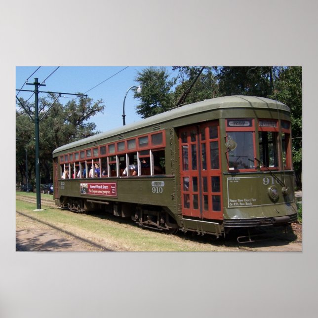 Historic Street Car Poster (Front)
