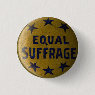 Historic Suffragette Pin Commemorative button