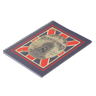 Historic Tour Guide to Hong Kong with Union Jack Notebook