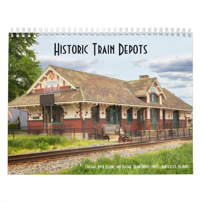 Historic Train Depots Calendar (Cover)