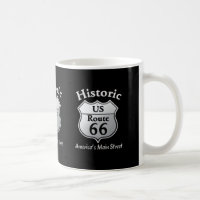 Historic US ROUTE 66 coffee mug