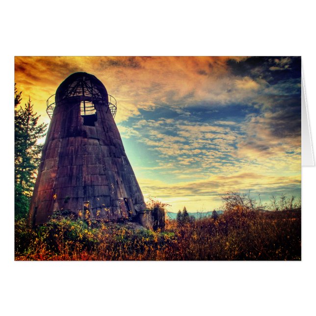 Historic Wigwam Burner In Oakland Oregon (Front Horizontal)