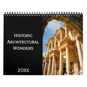 historic wonders 2026 calendar