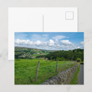 Historic Yorkshire Landscape Postcard