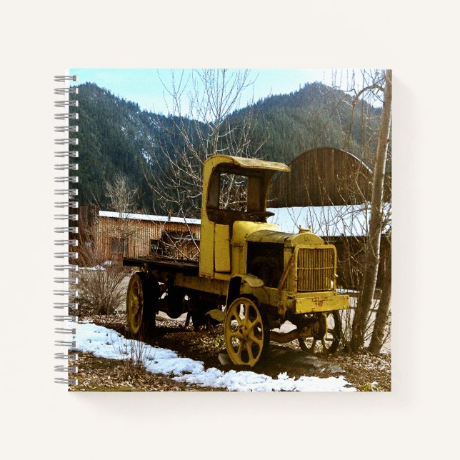 Historical 1912 utility truck...... notebook (Front)