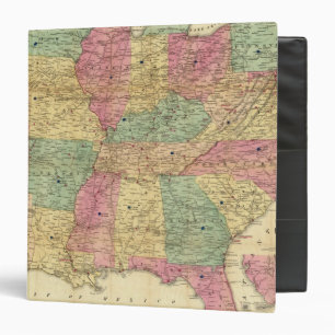 Historical and Military Map of the US Binder