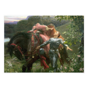 Historical art "La Belle Dame Sans Merci" Photo Print