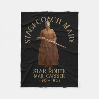 Historical Black Women African American Feminist Fleece Blanket