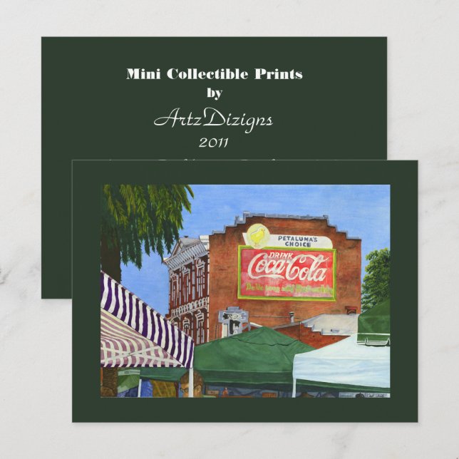 Historical Building  Mini Collectable Prints Postcard (Front/Back)