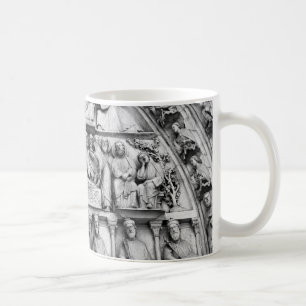Historical, Christian Sculptures Notre Dame Paris Coffee Mug
