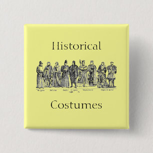 Historical Costumes 2 Inch Square Button