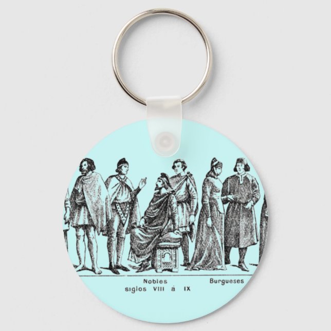 Historical Costumes Keychain (Front)