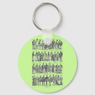 Historical Costumes Keychain