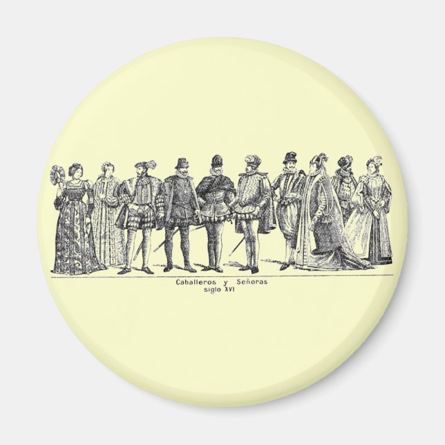 Historical Costumes Magnet (Front)